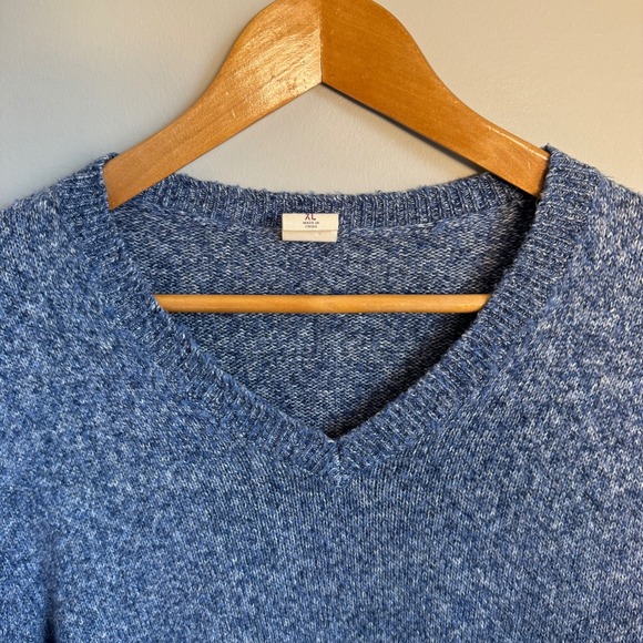Vintage Hollister Y2K Women's Long Sleeve Knit Sweater Heather Blue Size X-Large - Picture 4 of 11